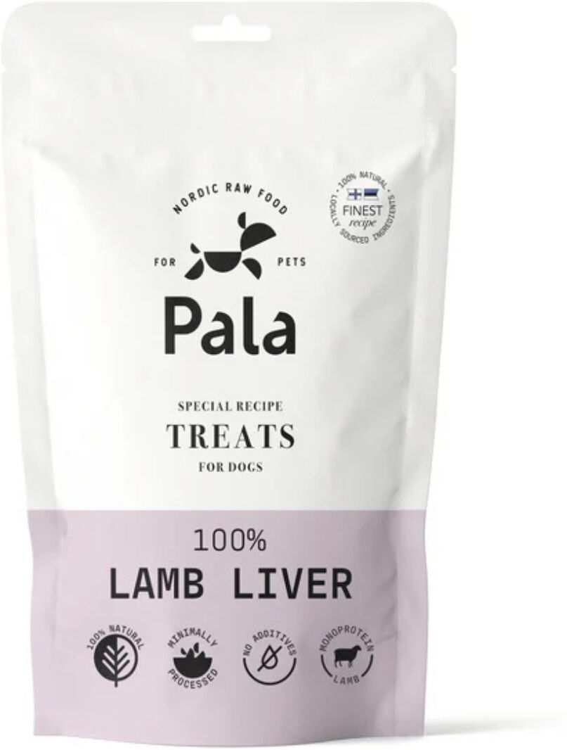 Pala Snack per Cani 100% Fegato di Agnello Monoproteici 100 g