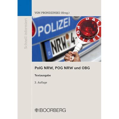 PolG NRW, POG NRW und OBG, Taschenbuch von , Richard Boorberg Verlag, 978-3-415-07450-7