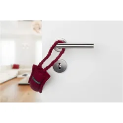 LOOFS-Design Tür Klemmschutz Türstopper Türkordel Doorstop klein BORDEAUXROT