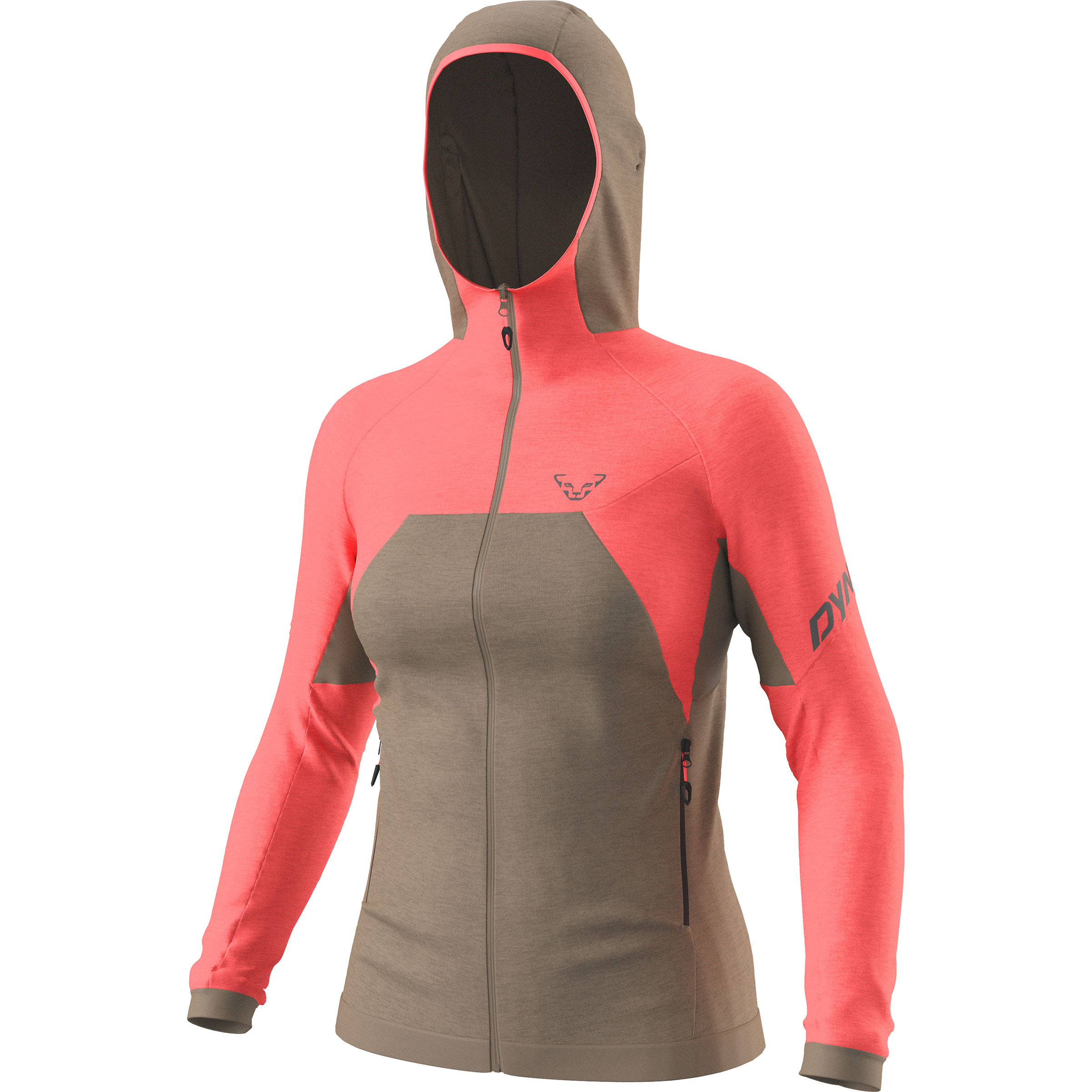 Dynafit Tour Wool Thermal Damen Skitourenjacke pink Größe L Trekking Hautfreundlich Merinowolle