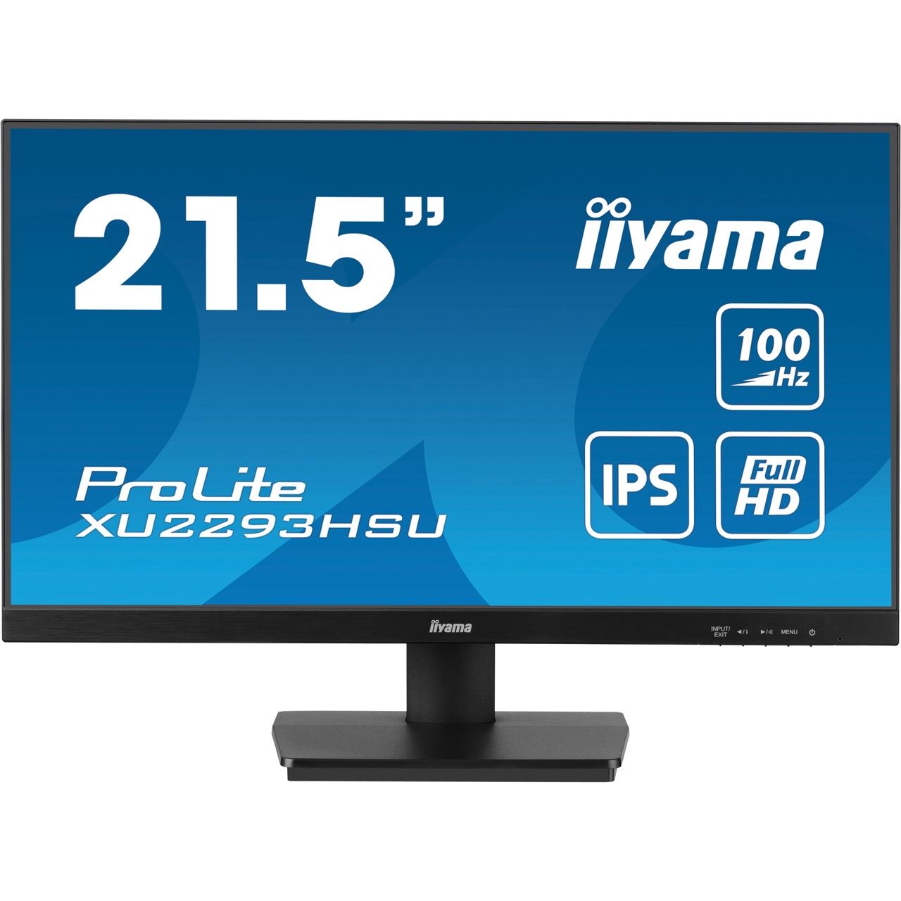 21,5" (54,61cm) iiyama ProLite XU2293HSU-B7 schwarz 1920x1080 1x DisplayPort 1.2 / 1xHDMI 1.4