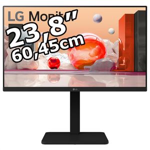 LG Monitor 24BA550-B, 23,8 Zoll, Full HD 1920 x 1080 Pixel, 5 ms, 100 Hz