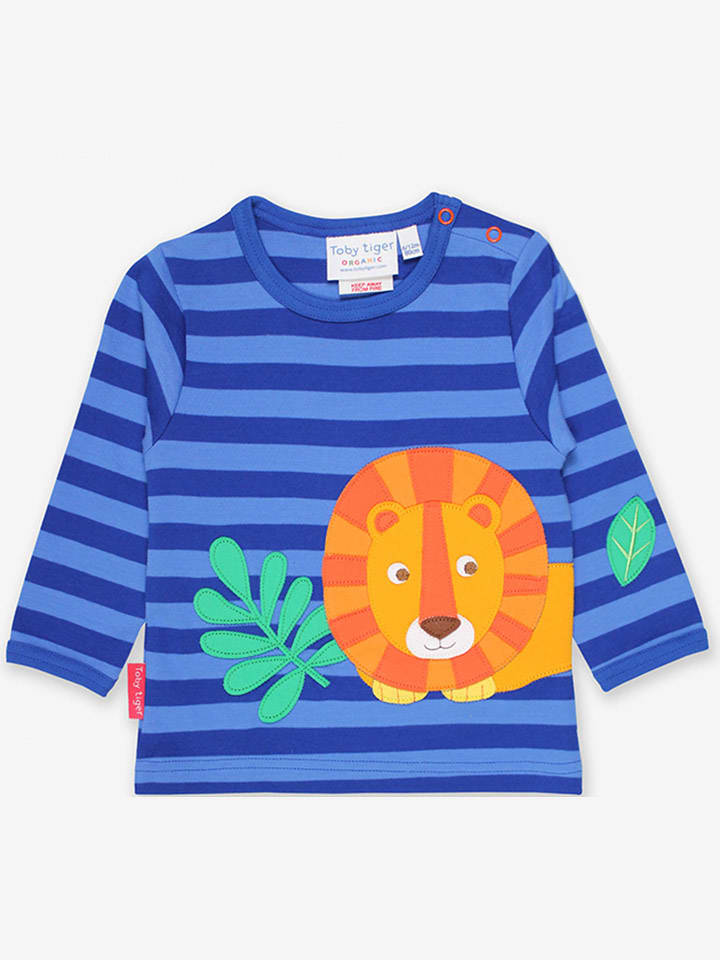 Toby Tiger Longsleeve in Blau - 86
