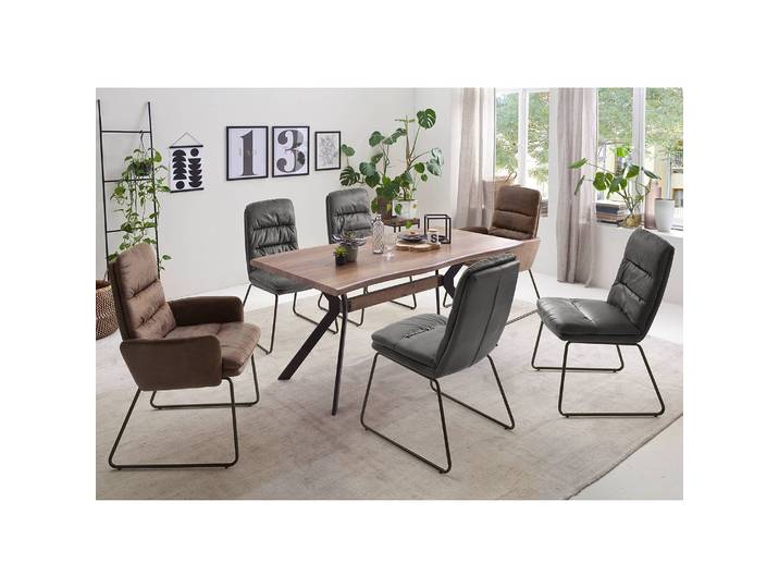 Esstisch Kevil 180cm Braun/Eiche