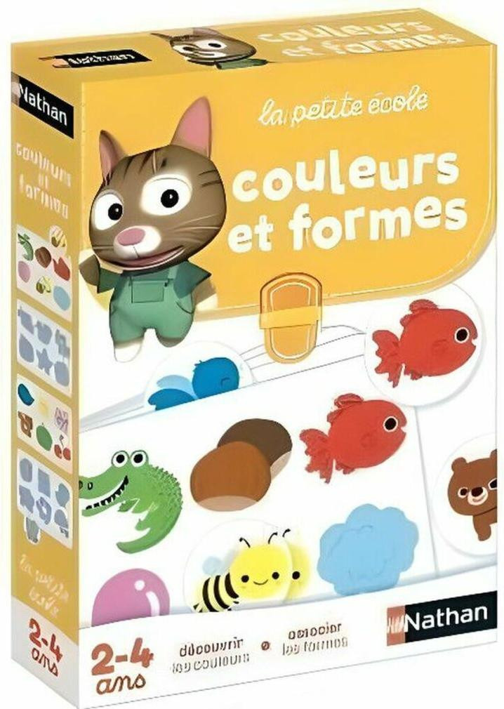 Nathan La Petite Ecole Matching Game - Kleuren en Vormen - Voor kinderen vanaf 2 jaar