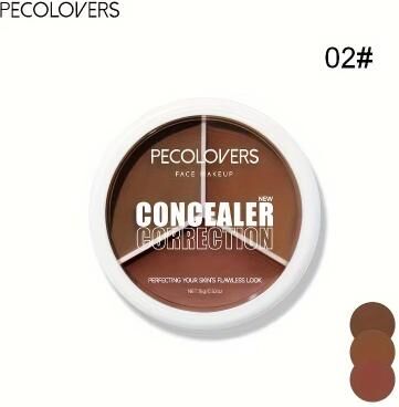 Inspired Finds Waterproof Cream Concealer Palette Full Coverage Spot & Dark Circle Corrector deep Tone Corrector