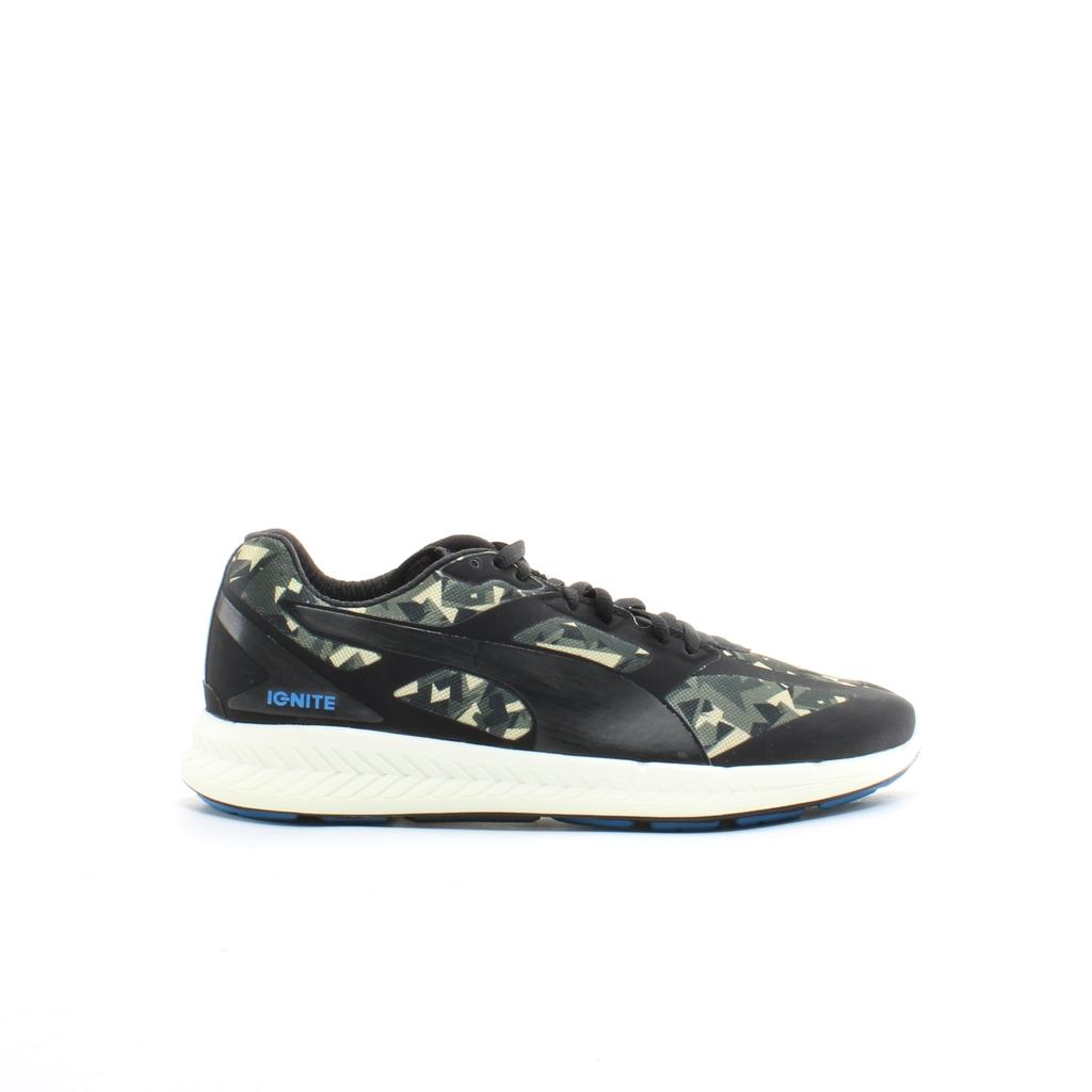 Puma Ignite Fractured Zwart Synthetisch Heren Veterschoenen 188733 02