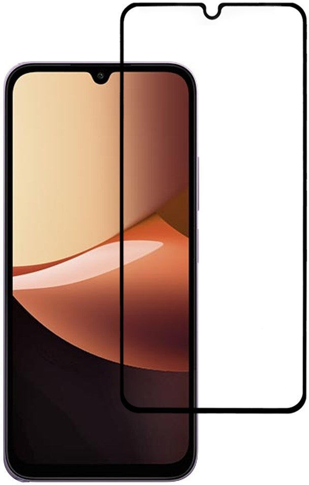 INCOVER Xiaomi Redmi 17C (5G) Aluminium-Silicon Beskyttelsesglas - Gennemsigtig / Sort Kant