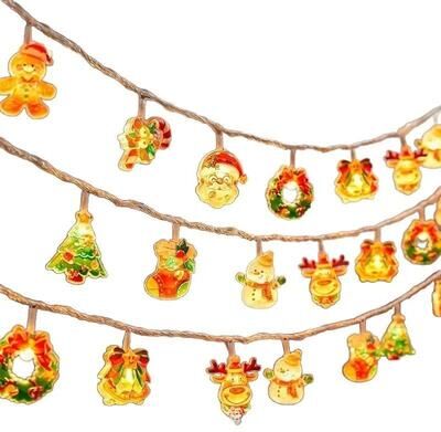 Uplifted Finds Acrylic LED Festive Curtain String Lights 1.5 M 10 Lights