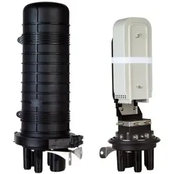 Alantec Vertikaler LWL-Stecker für 144 Spleiße COMPLETE (komplett: Muffenschalen, Muffenabdeckungen und (0.52 m), Netzwerkkabel