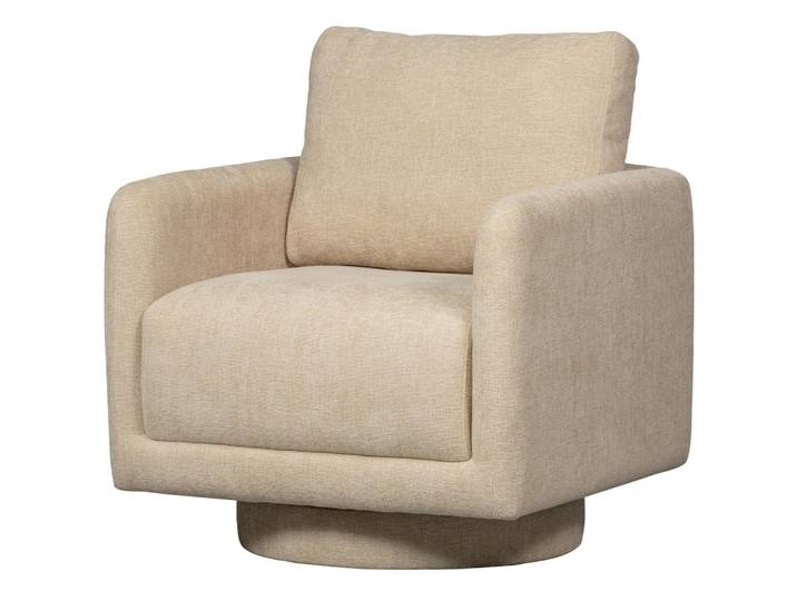 Livetastic Sessel Oscar, Natur, 78x64x79 cm, Sitzfläche 360° drehbar, Wohnzimmer, Sessel, Sonstige Sessel