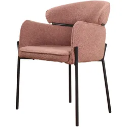 DS4U - Mira Esszimmerstuhl Bouclé - rostbraun