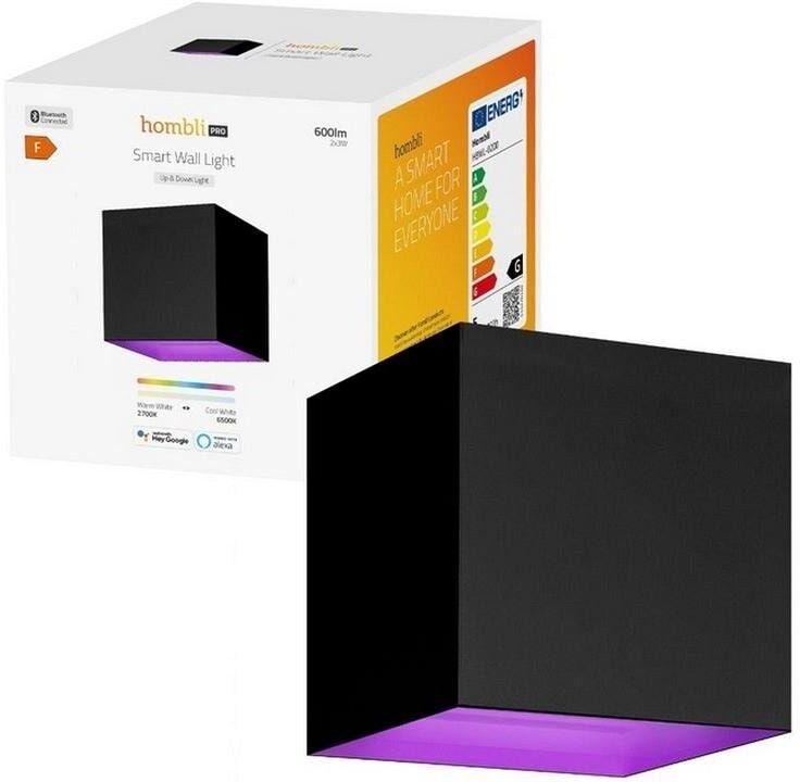 HOMBLI LED Gartenleuchte "hombli Smart Wall Light 2 x 3W RGB+CCT", schwarz, 2, H: 10cm, Leuchten, LED Gartenleuchte schwarz 2, H: 10cm