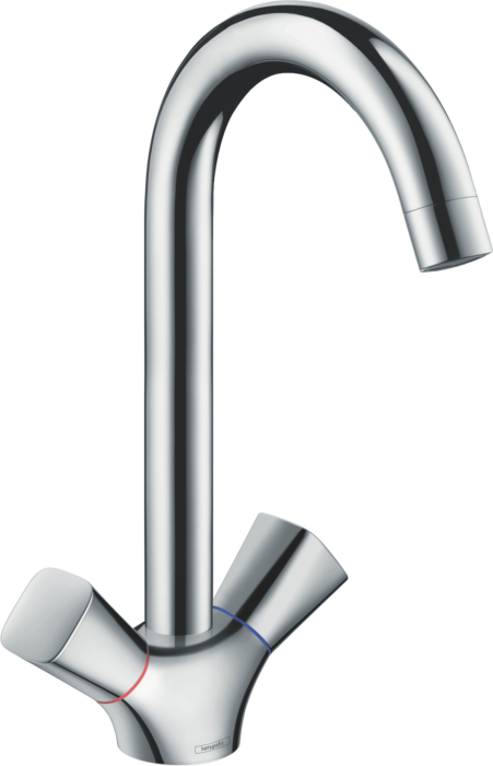 Hansgrohe Logis Küchen Armatur 71280000 chrom, schwenkbarer Auslauf