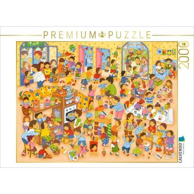 CALVENDO Puzzle Ein Tag im Kindergarten | 2000 Teile Lege-Größe 90x67cm Foto-Puzzle für glückliche Stunden