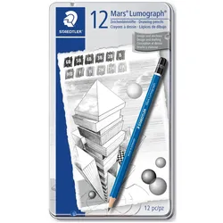 Staedtler, Bleistift, Bleistift (2B, 2H, 3B, 3H, 4B, 4h, 5B, 6B, B, F, H, HB, 12x)