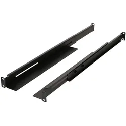 Dsit Satz von ausziehbaren Trägerplatten für 800-1200 mm tiefe Schränke (DS-LS-MULTI), Serverschrank Zubehör, Schwarz
