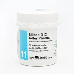BIOCHEMIE Adler 11 Silicea D 12 Tabletten 400 St