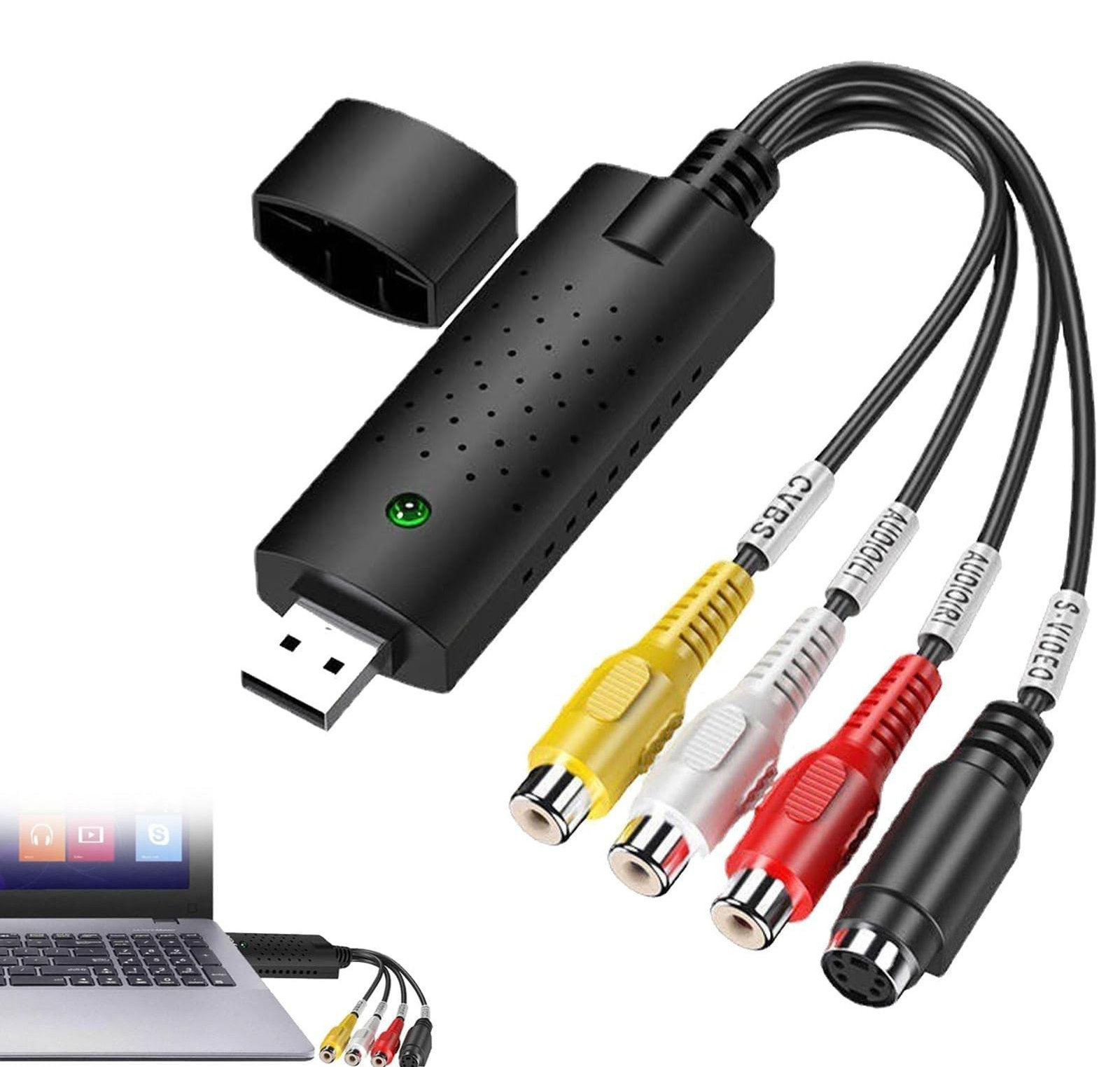 Selius VHS naar Digitale Converter USB Video en Audio Omzetter Plug and Play