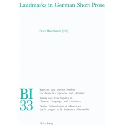 Landmarks in German Short Prose, Fachbücher von Peter Hutchinson