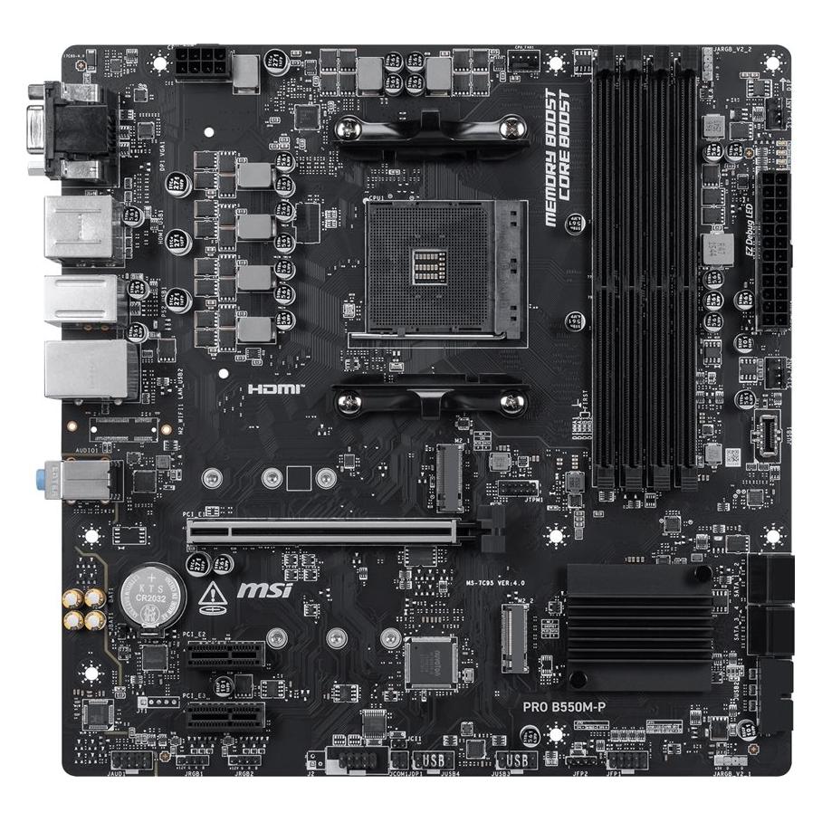 MSI B550M-P (B550,AM4,mATX,AMD) (AM4, AMD B550) (7C95-201R)