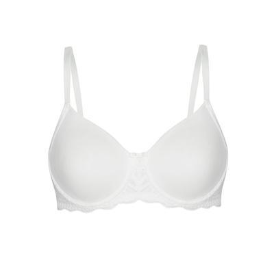 Bügel-BH SUSA "Bügel BH Nizza", Damen, Gr. 95, Cup E, beige (natur), Stoff, Obermaterial: 56% Baumwolle CO. 37% Polyamid PA. 7% Elasthan EL., BHs Bügel-BH