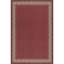 Webteppich Karat 240 x 340 cm Schurwolle Rot