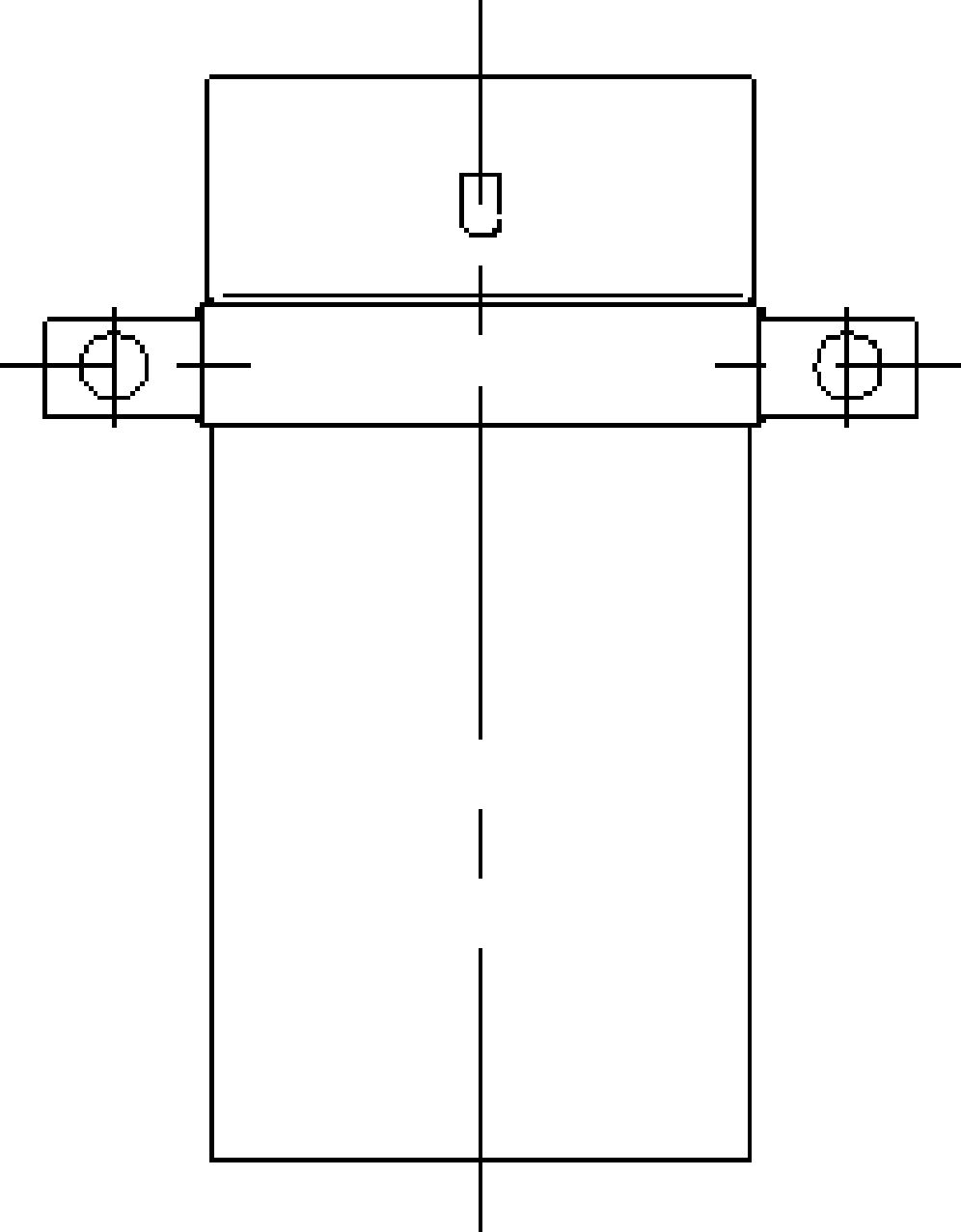 Support intermédiaire Bertrams Ewr-d 21ZSH-D100 100 x 0,6 mm, avec bague de retenue