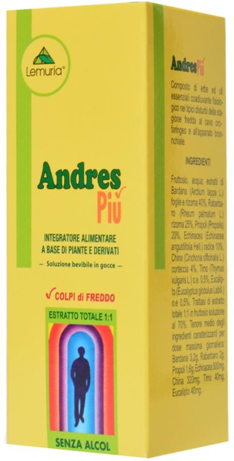 LEMURI@ Srl ANDRES PIU 30ML LEMURIA