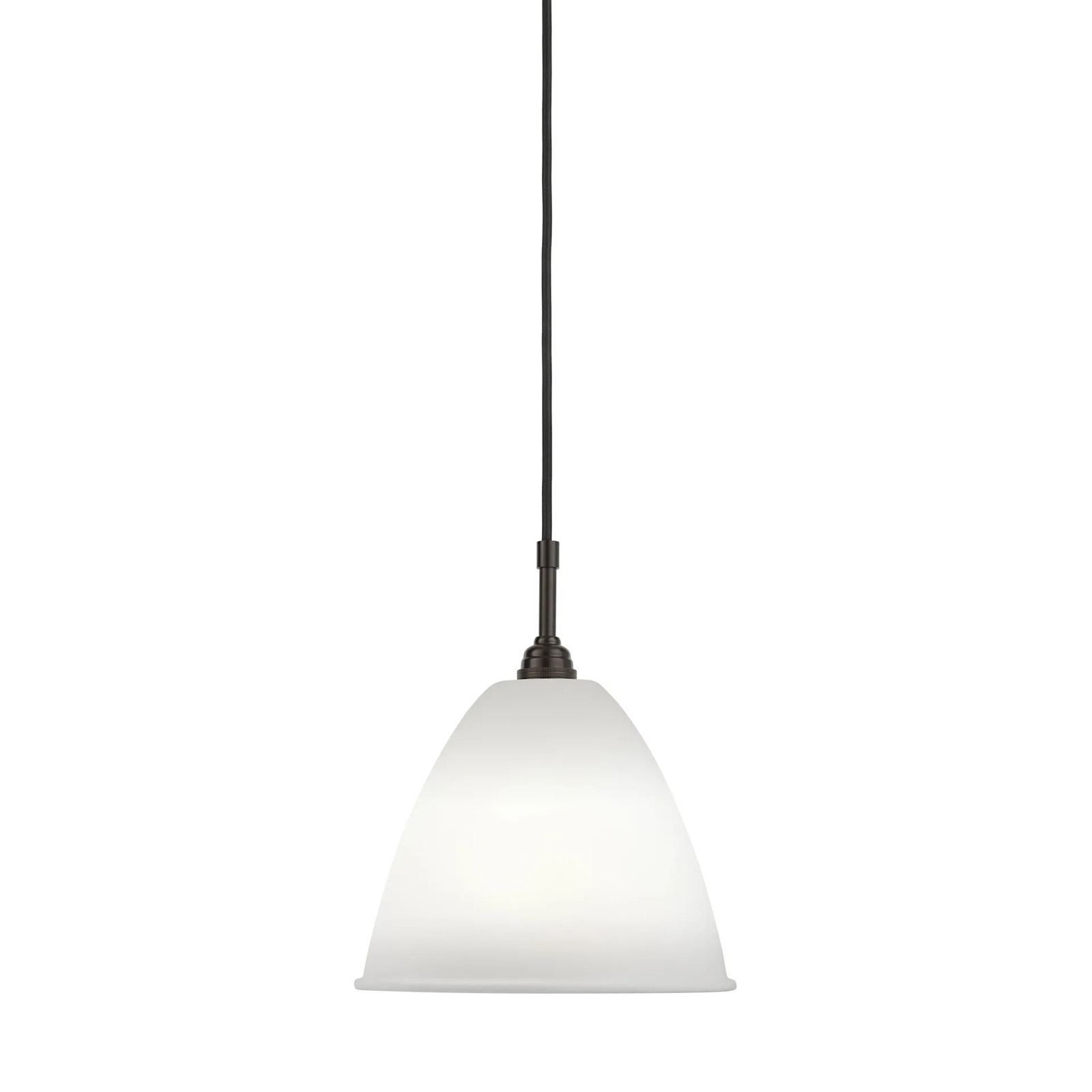 GUBI Bestlite BL9M hanglamp beenderporselein-zwart