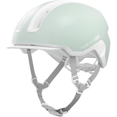 Fahrradhelm ABUS "HUD-Y" Gr. L, grün (pure mint), Helme, L Kopfumfang: 57cm - 61cm