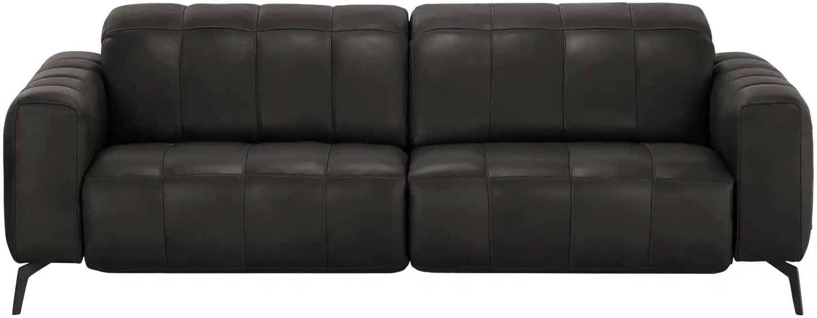 Natuzzi Editions Ledersofa mit Kopfteilverstellung Portento ¦ braun ¦ Maße (cm):