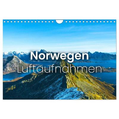 Norwegen Luftaufnahmen (Wandkalender 2027 DIN A4 quer), CALVENDO Monatskalender