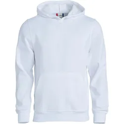 CLIQUE Basic Hoodie Kinder 00 - weiß 100 cm