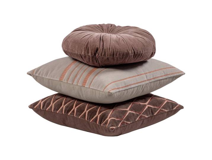 Livetastic Zierkissenset Aziz, Mehrfarbig, Braun, 45x45 cm, pflegeleicht, hochwertige Qualität, langlebig, Heimtextilien, Wohntextilien, Kissen, Zierkissen