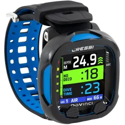 Cressi - Cressi Da Vinci Tauchcomputer - Farbe: Black/Blue