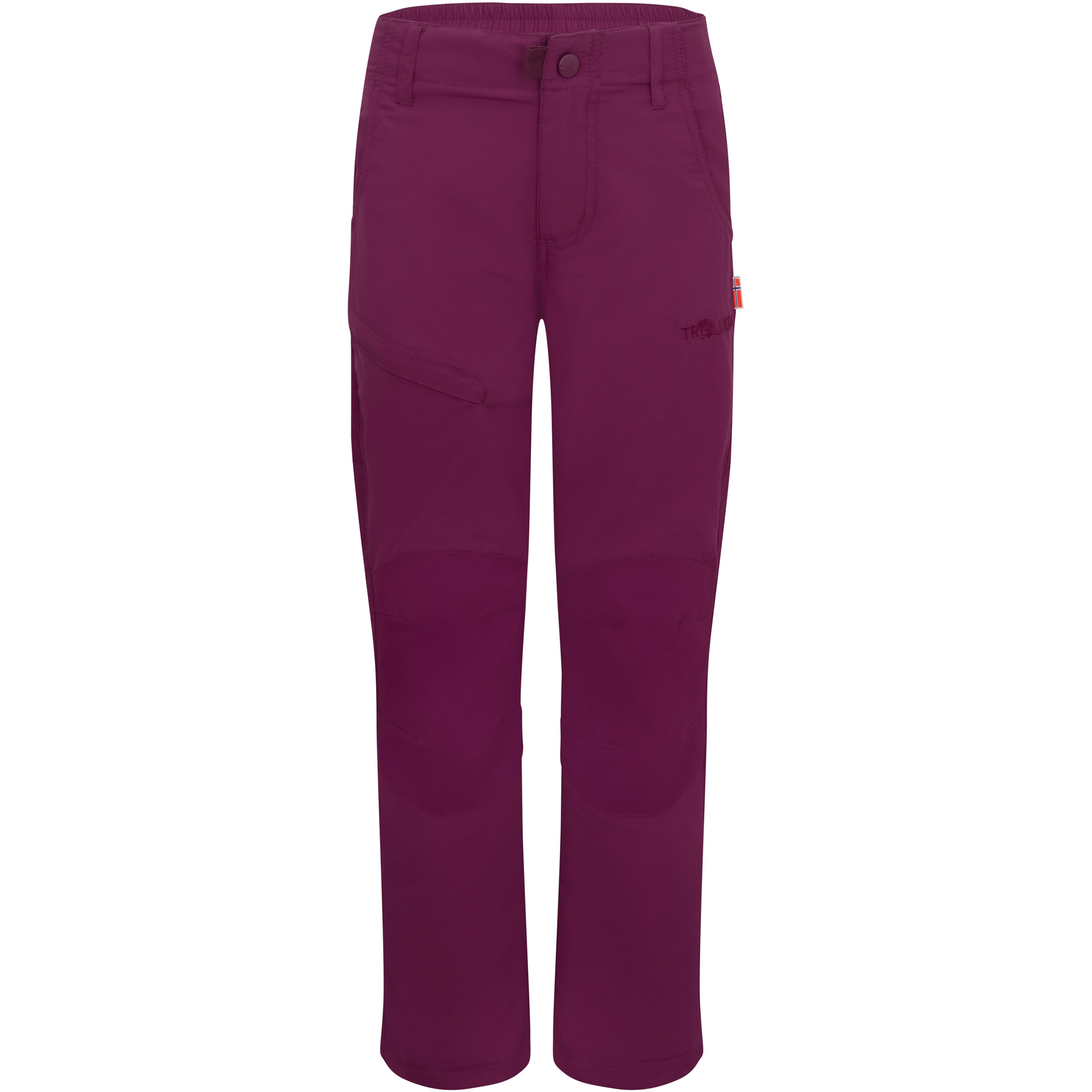 Trollkids Hammerfest Hose Kinder Wanderhose lila Größe 122 Camping