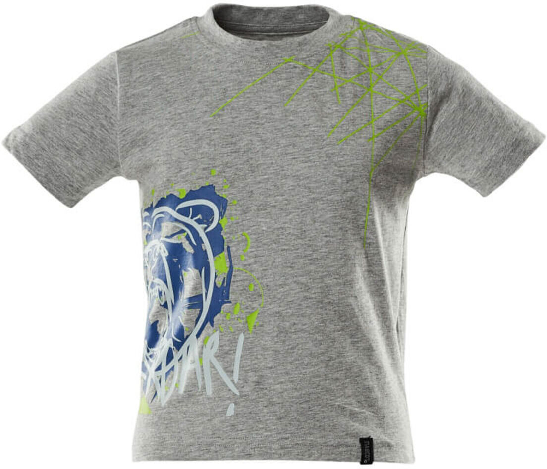 Mascot T-Shirt Kinder Größe 164 grau-meliert mit Druck (18982-965-08-164)