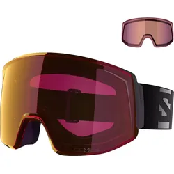 SALOMON SKARN PRIME SIGMA Schneebrille 2027 black/sigma poppy red