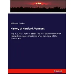 History of Hartford, Vermont, Sachbücher von William H. Tucker