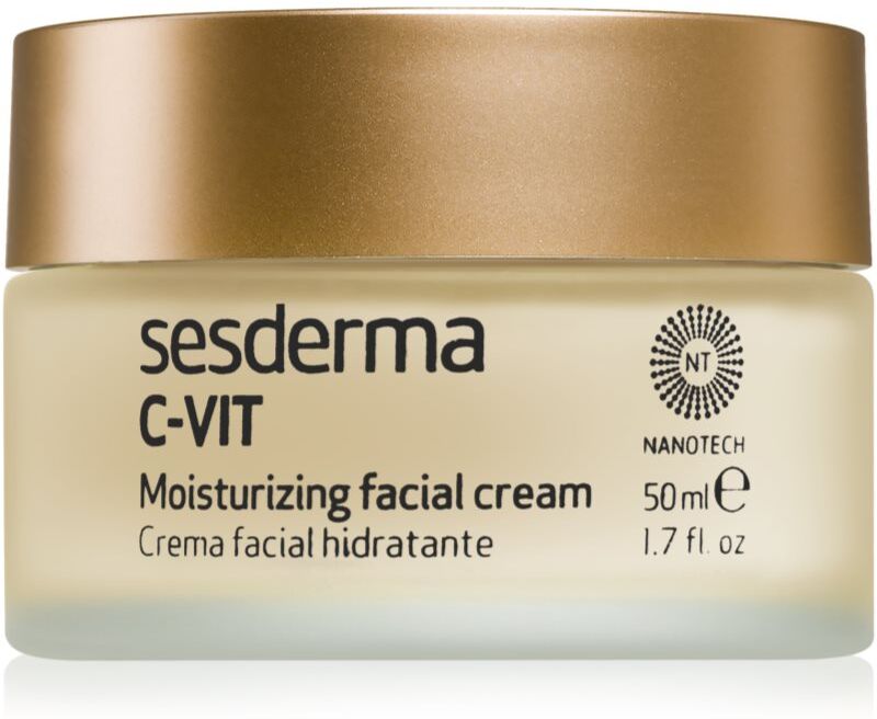 Sesderma C-Vit feuchtigkeitsspendende Gesichtscreme gegen die Alterung mit Vitamin C 50 ml