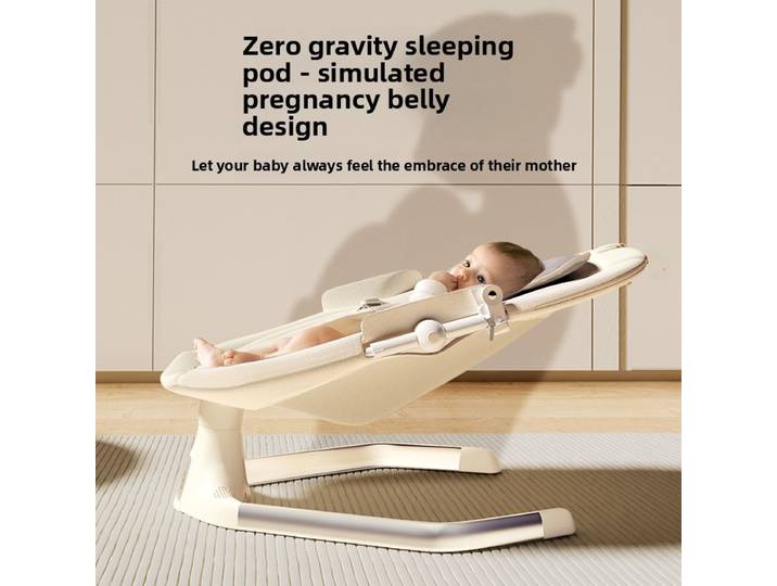 Chaise à bascule coaxial pour bébé, inclinable pour nouveau-né, avec lit à bascule électrique, berceau, chaise apaisante