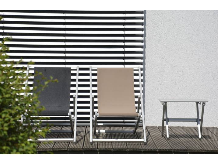 Jan Kurtz Rimini Deckchair Liegestuhl Aluminium