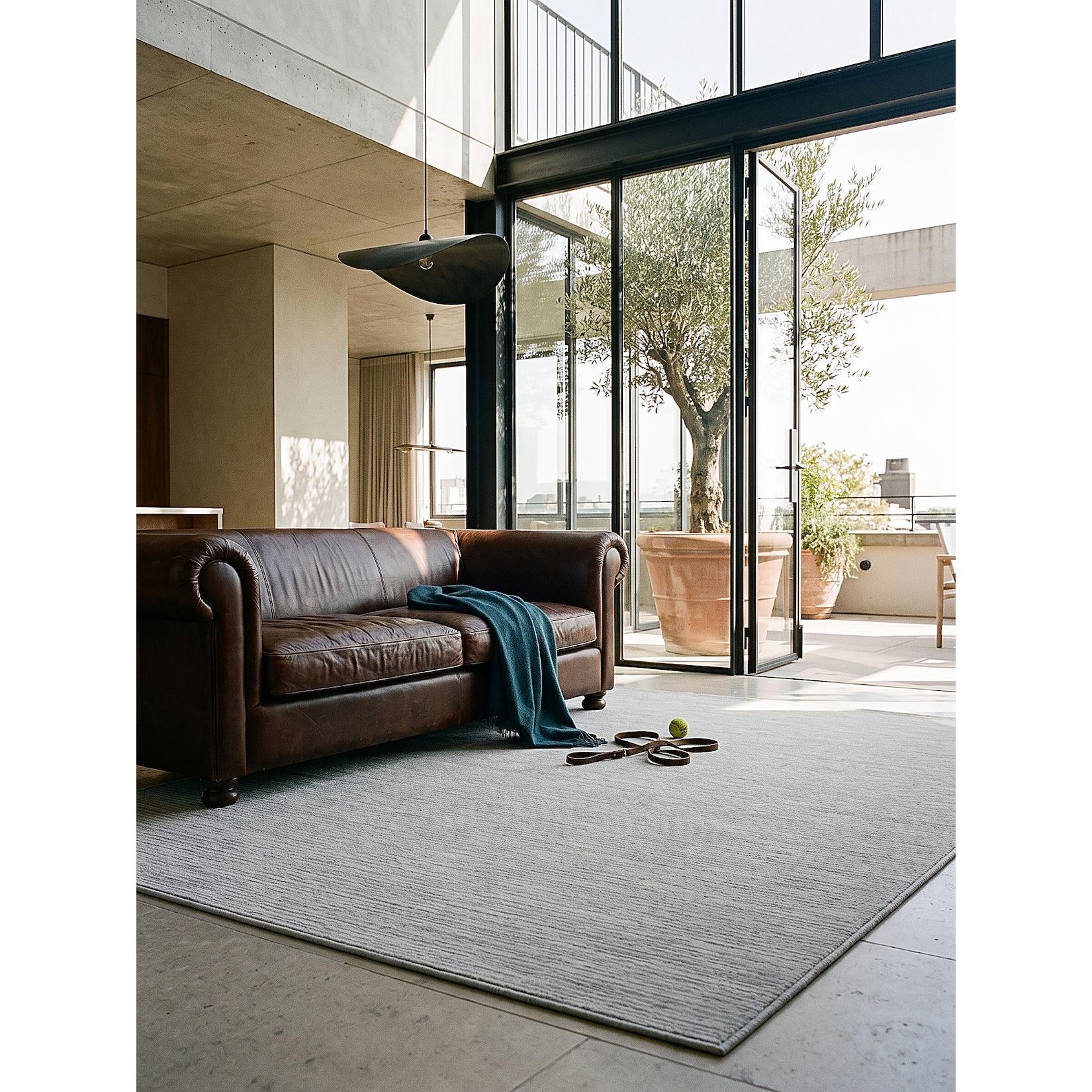 Teppich Pflegeleicht Grau 120x170 cm - KASOS Kadima Design