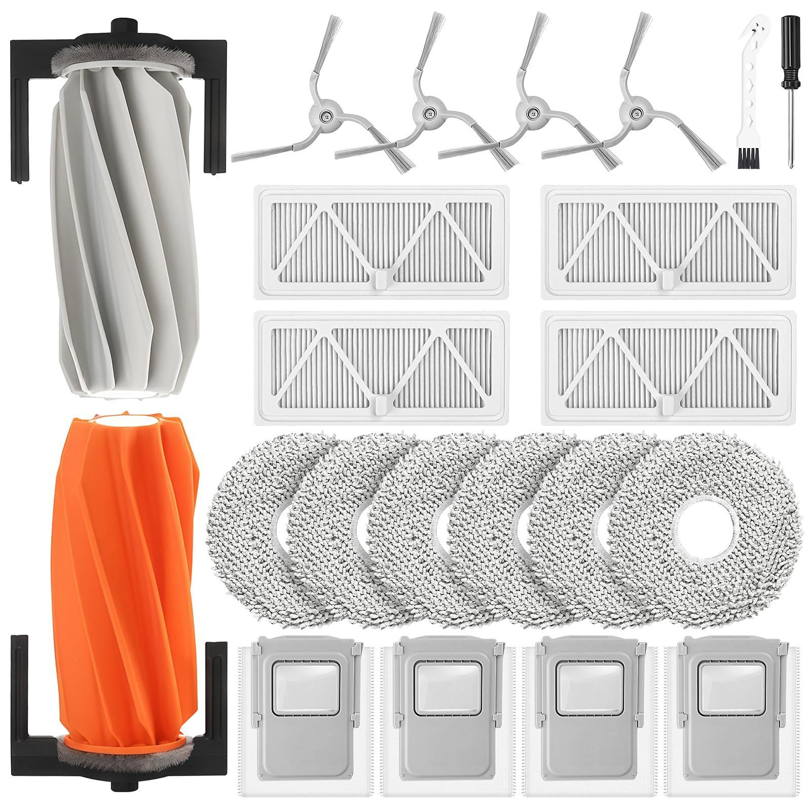 Selius 22 stuks accessoires set voor P/A/S robotstofzuiger inclusief stofzakken, filters en dweilpads