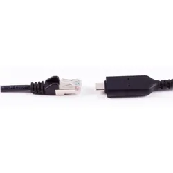 Shiverpeaks --USB-C LAN Adapterkabel 1G, USB Typ C Stecker auf RJ45, PVC, schwarz, 5m (CAT5e, 5 m), Netzwerkkabel
