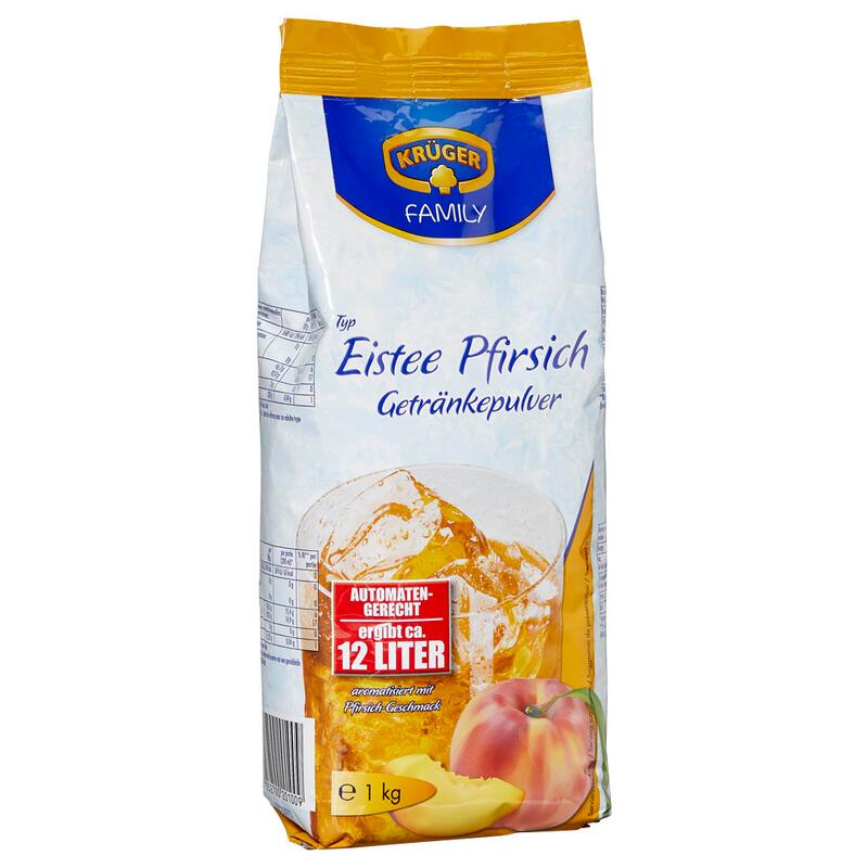 KRÜGER FAMILY Eistee Pfirsich Getränkepulver 1,0 kg 708202001