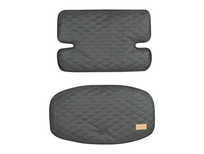 Roba Hochstuhl-Sitzverkleinerer 2-teilig Graphite gesteppt, Dunkelgrau, Textil, 28x25x45.5 cm, Baby- und Kindermöbel, Babyzimmer, Hochstuhl