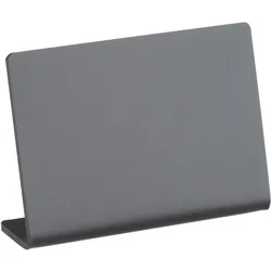 L-Aufsteller Kreidetafel, schwarz Querformat | 70 x 50 mm, PP