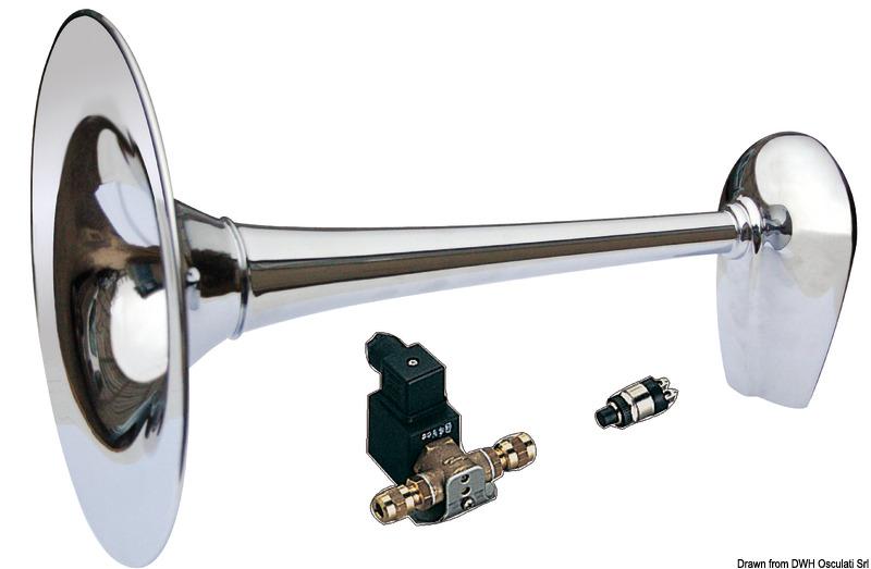 Brass Horn für 24 V RINA genehmigte Boote 20/75 m - Osculati 21.441.02